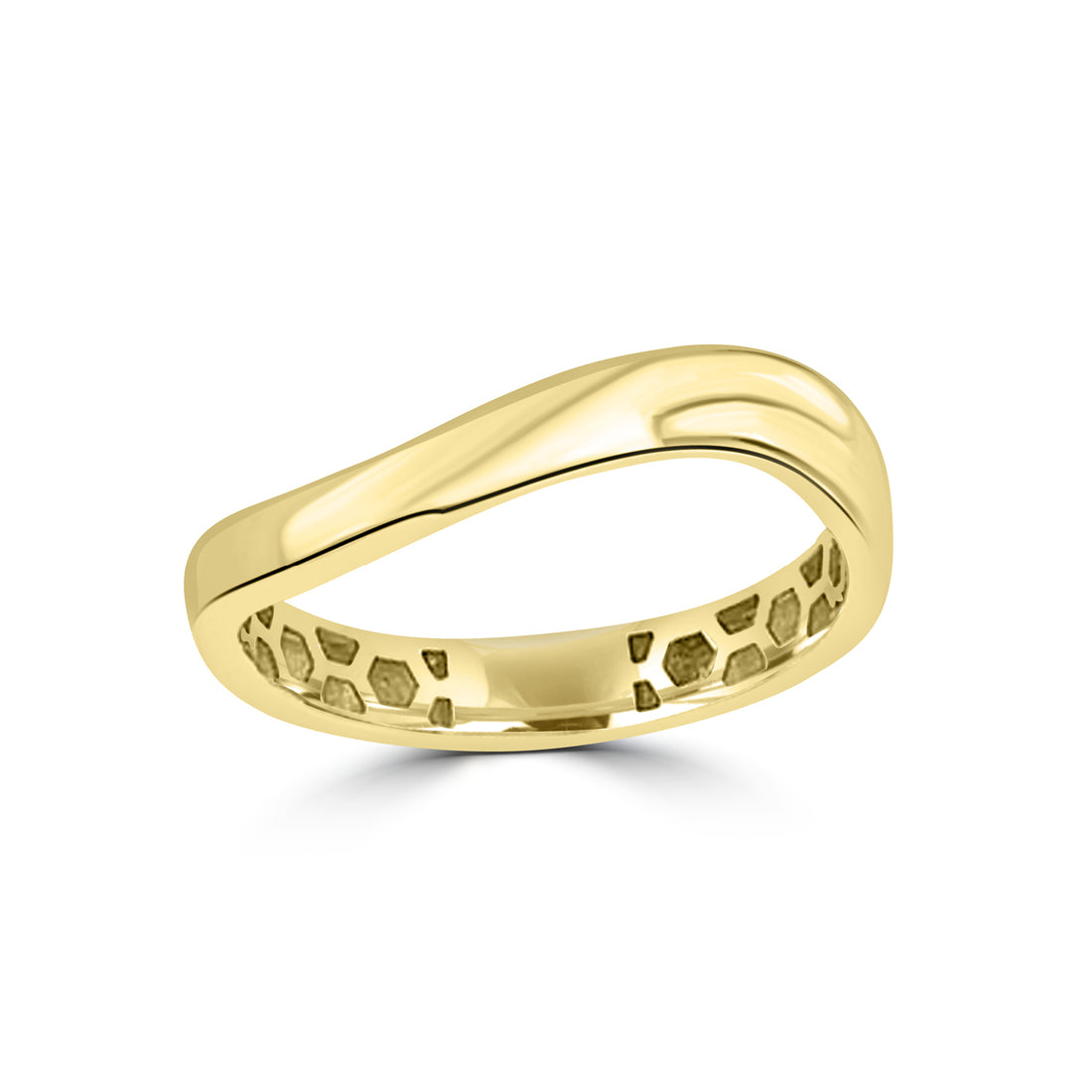 Ocean Wave Gold Ring