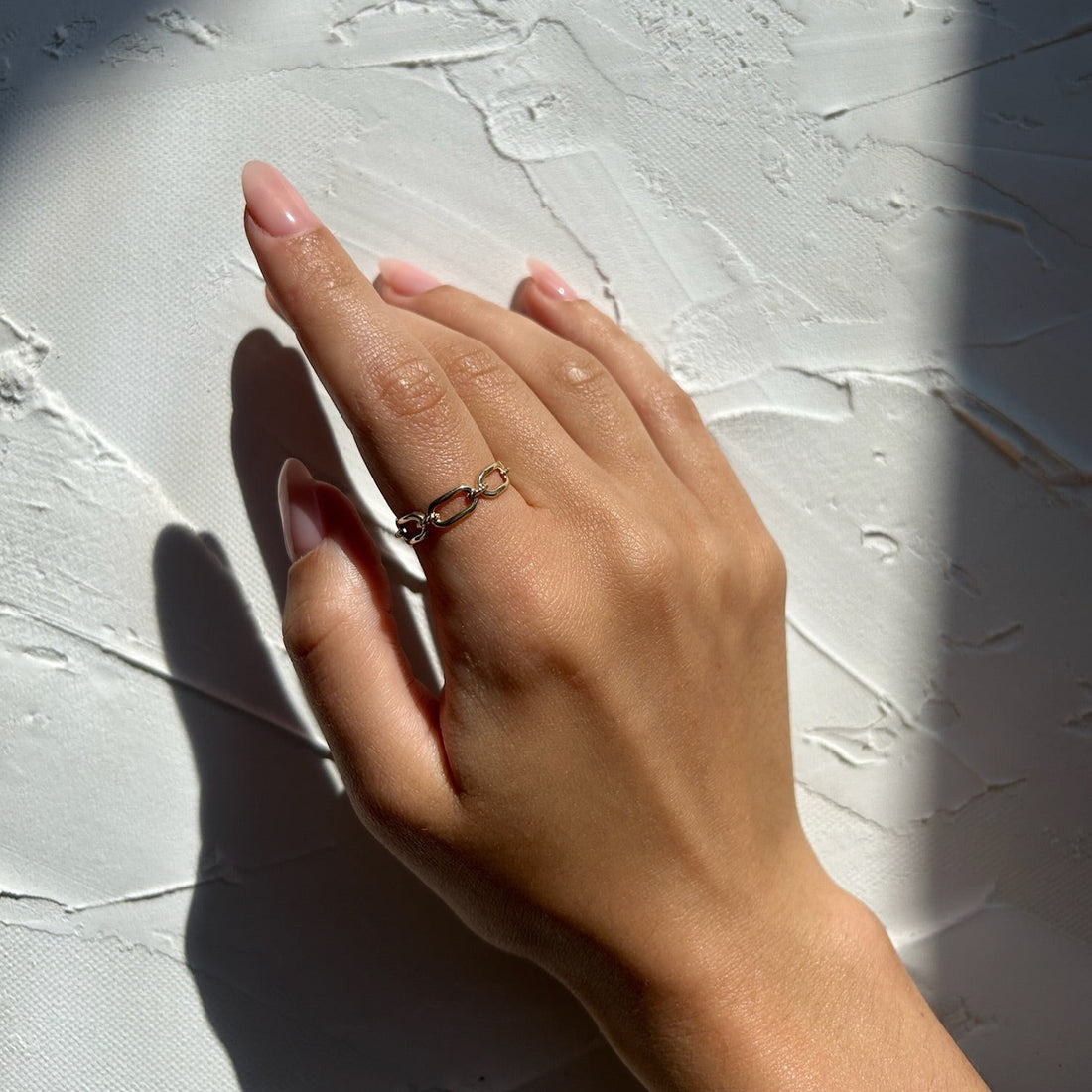 Donna Chain Link Gold Ring