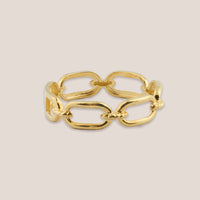 Donna Chain Link Gold Ring
