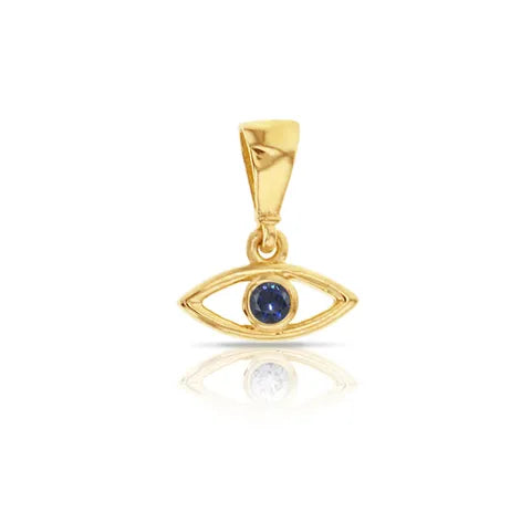 Petite Evil Eye Gold Pendant