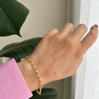 Zurich Belcher Link Gold Bracelet