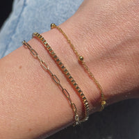 Ravello Paper Link Gold Necklace Bracelet