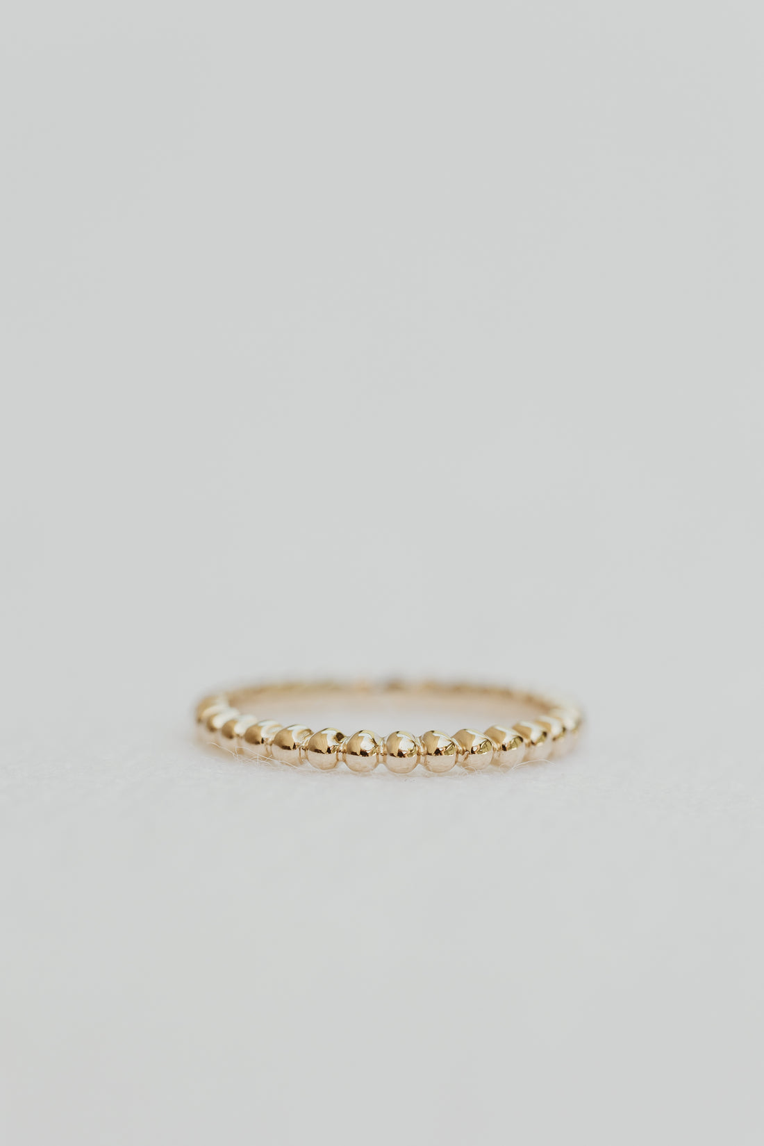 Barcelona Gold Bead Ring