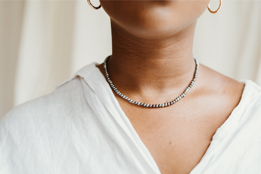 Adria Seed Pearl Necklace