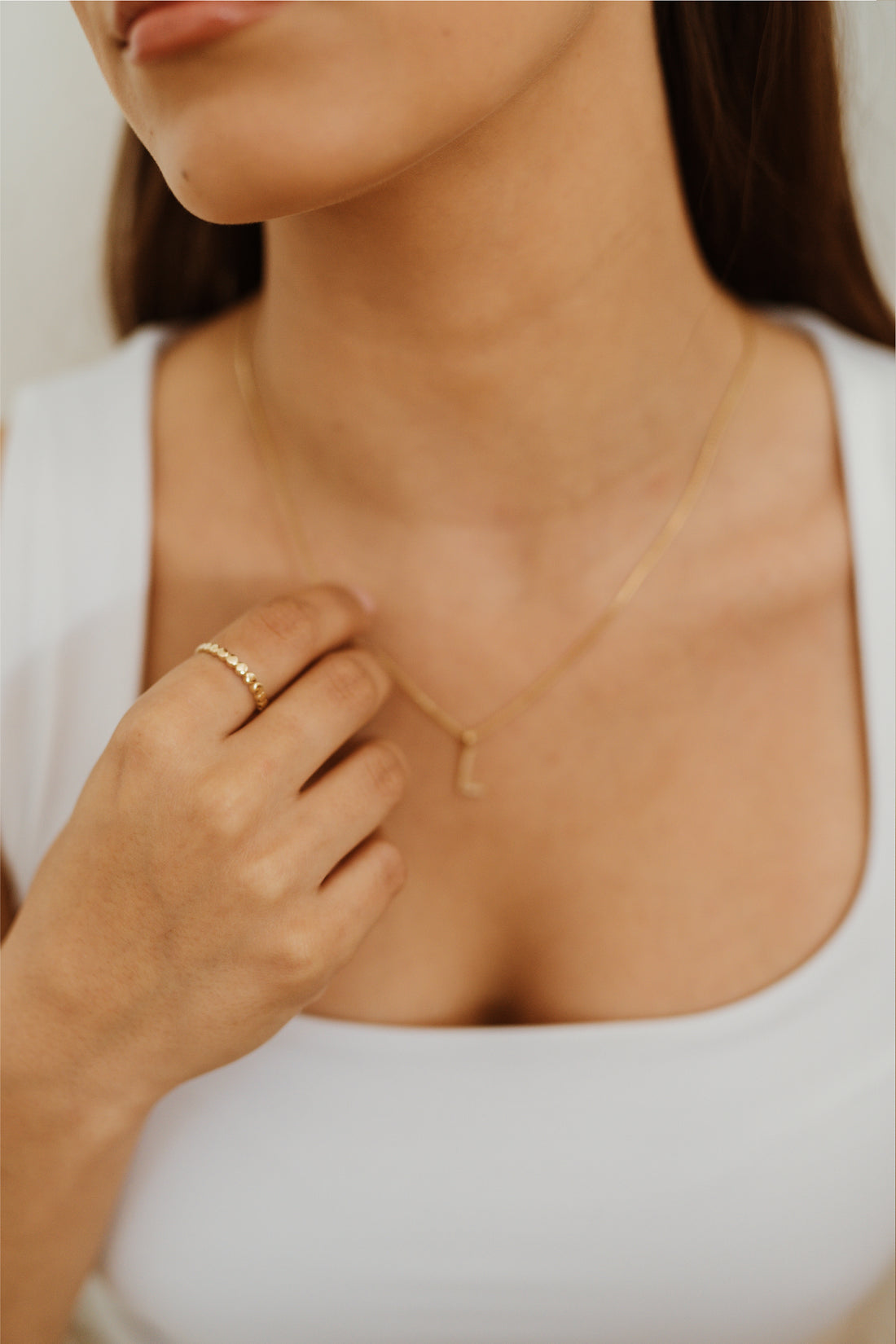 Arielle Graduated Gold Circle Ring