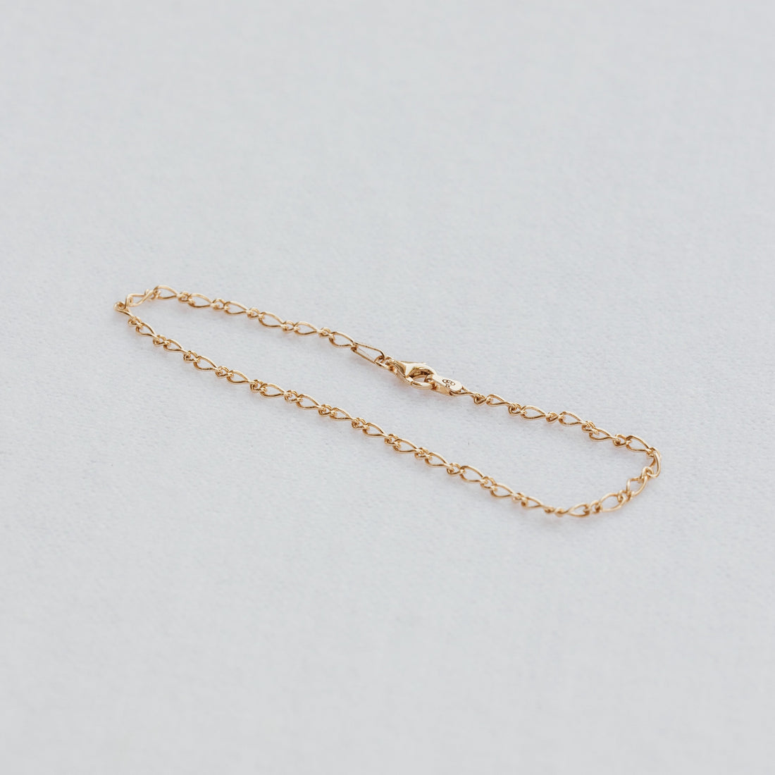 Sorrento Oval Figaro Gold Bracelet