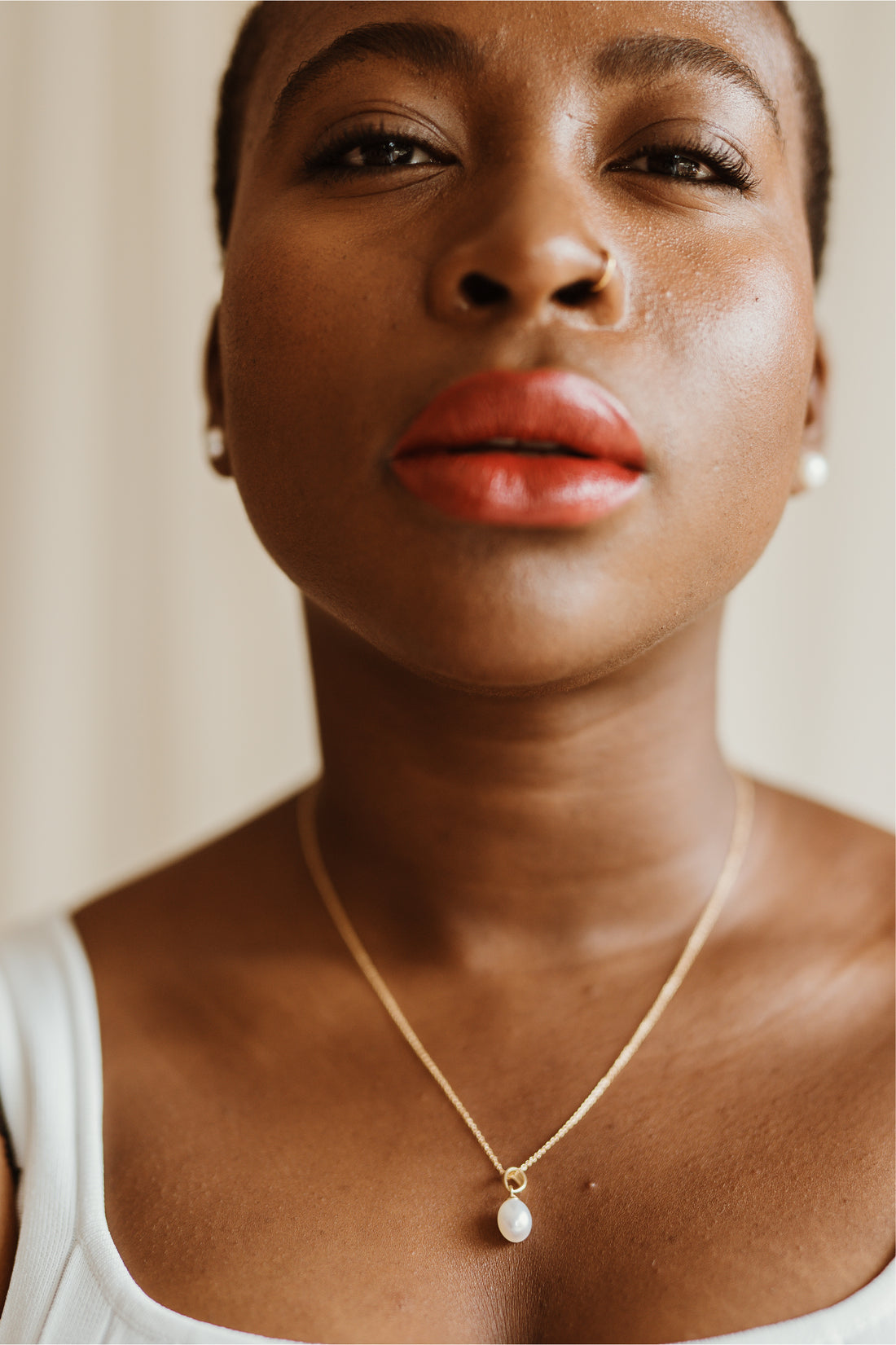 Coco Fresh Water Pearl Gold Pendant