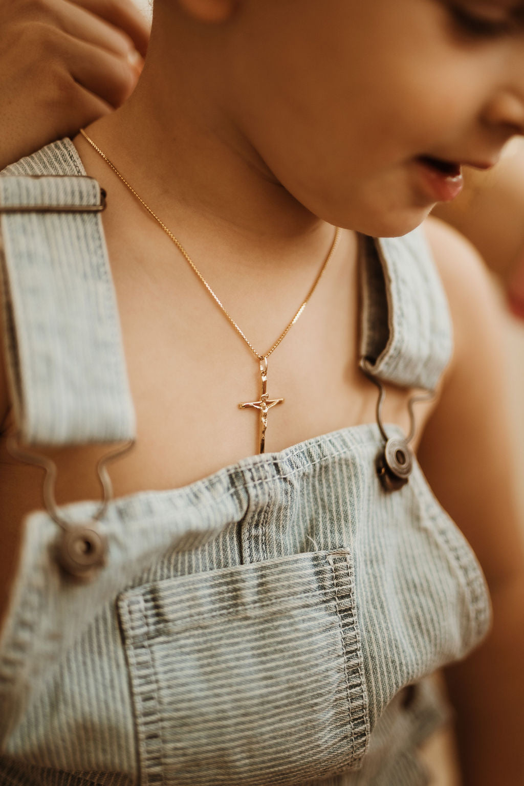 Gold Crucifix Pendant