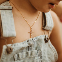 Gold Crucifix Pendant