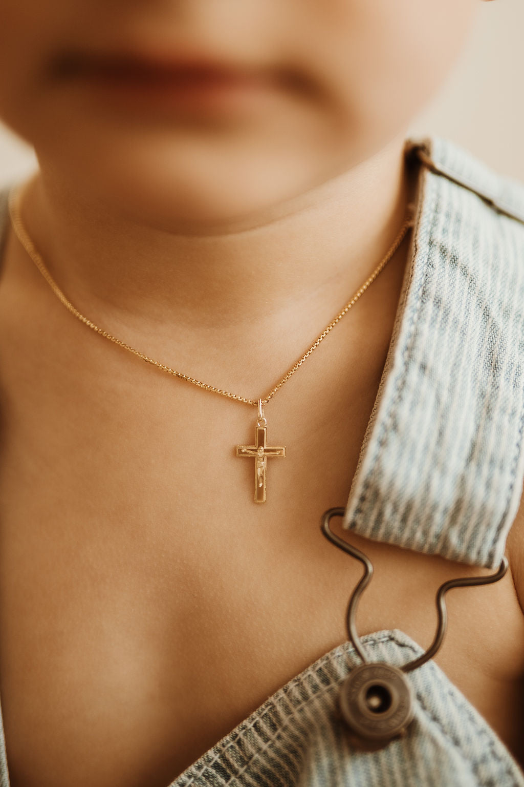 Gold Crucifix Pendant