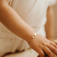 Beau Gold ID Bracelet