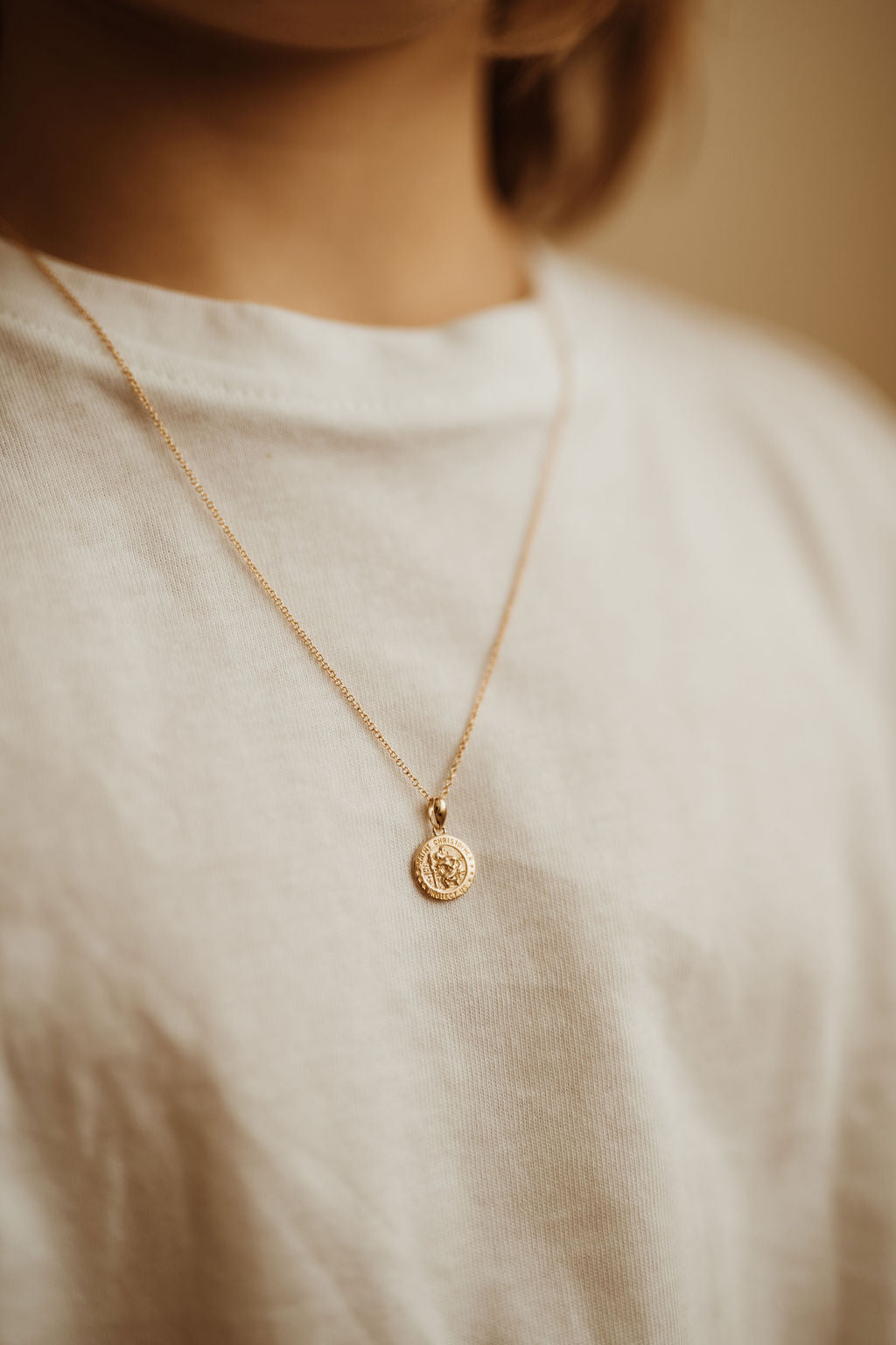 Baby Saint Christopher Protection Medal