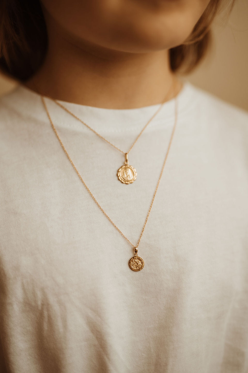 Baby Saint Christopher Protection Medal