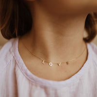 Little Love Gold Initial Necklace