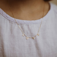 Little Love Gold Initial Necklace