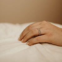 Cuba Link Diamond Ring