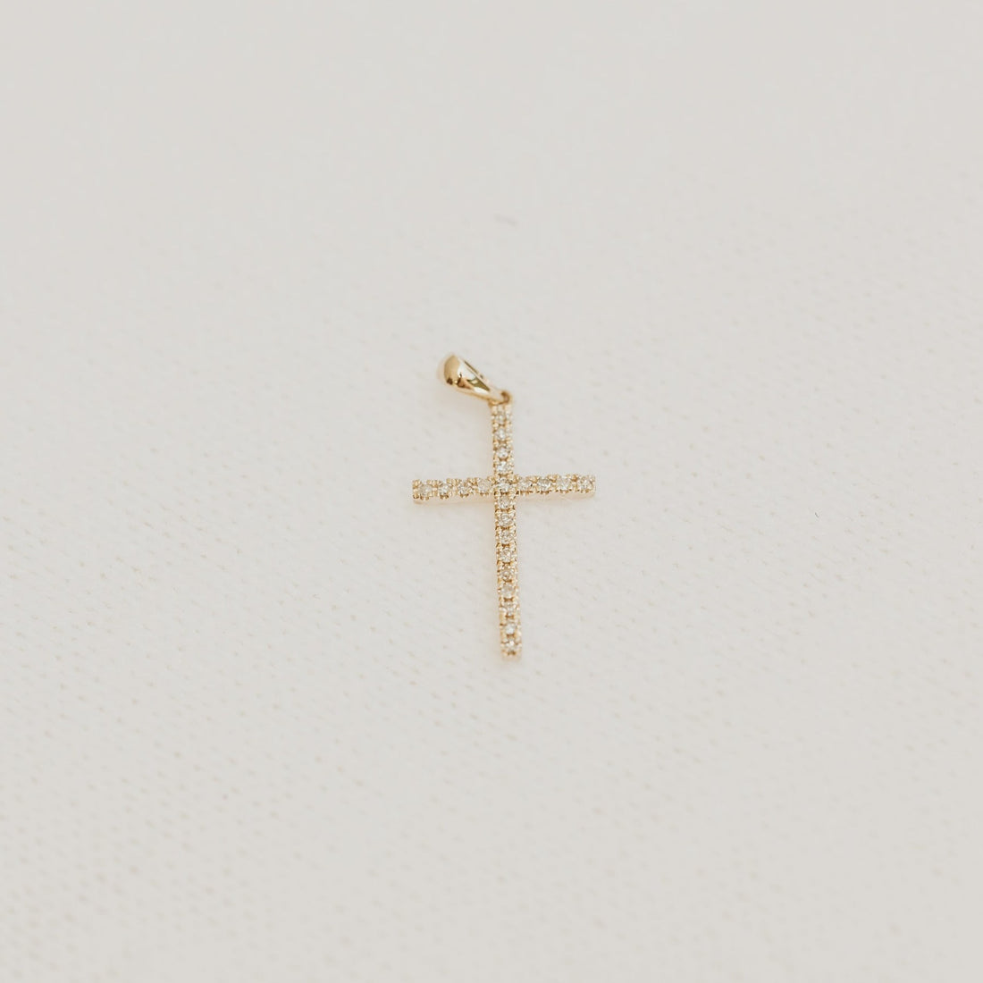 Diaz Diamond Cross Pendant Gold