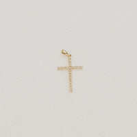 Diaz Diamond Cross Pendant Gold