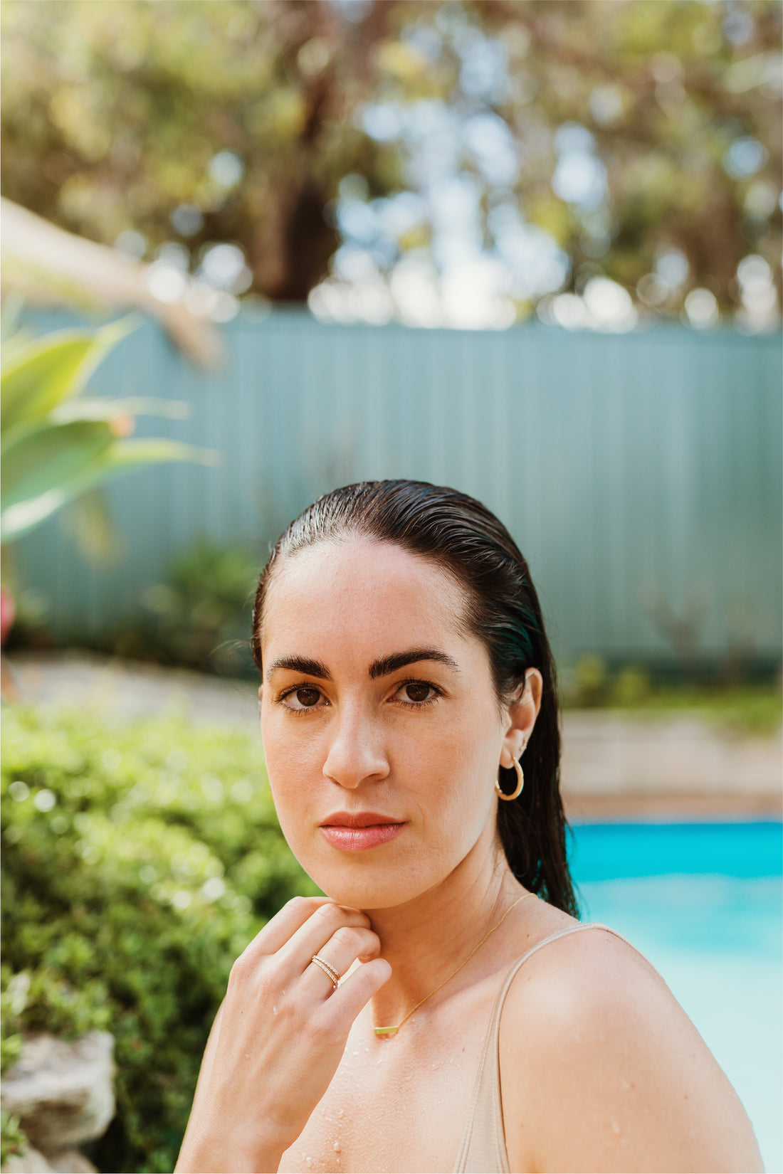 Elle Gold Bar Necklace