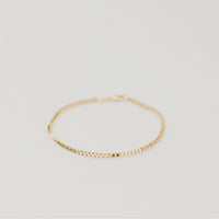 Geneva Venetian Box Gold Bracelet and Necklace
