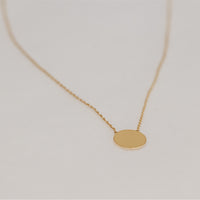 Gia Gold Disc Necklace