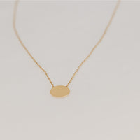Gia Gold Disc Necklace