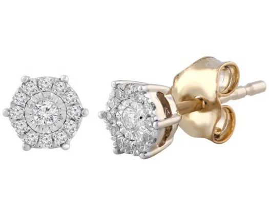 Remy Illusion Diamond Set Studs