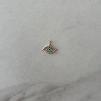 Evil Eye Gold Necklace Pendant