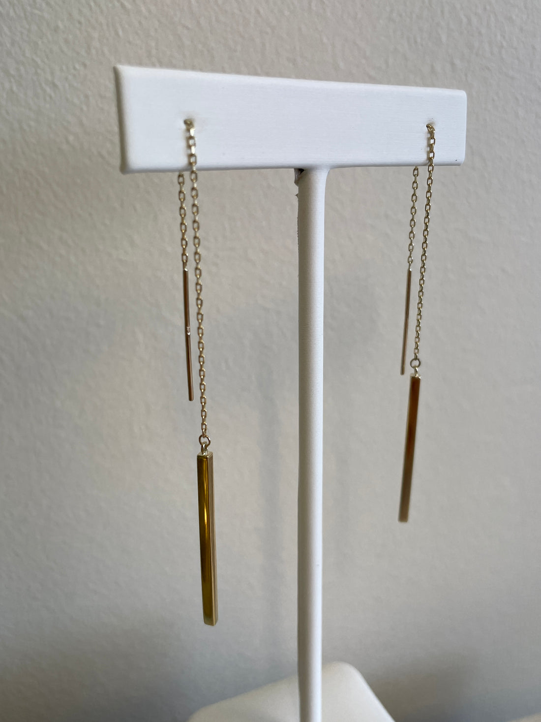 Farrah Thread Bar Earrings