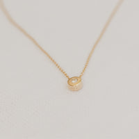 Infini Diamond Slider Gold Necklace