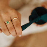 Isola starburst Gemstone + Diamond Ring