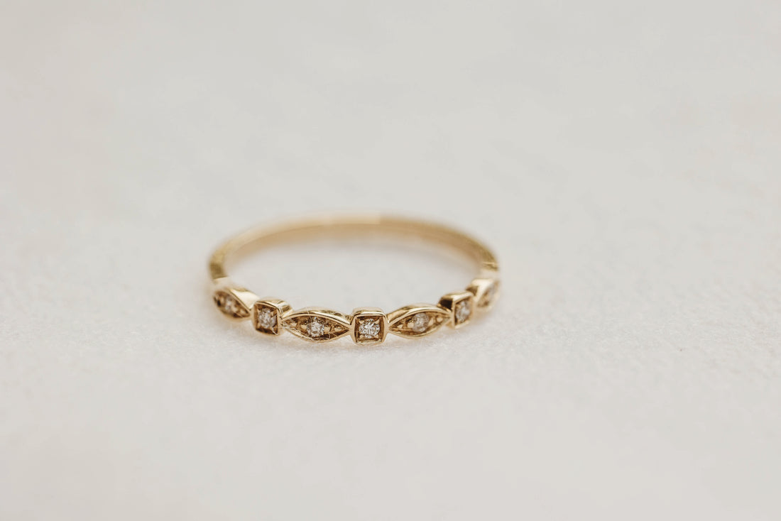 Monaco Diamond Set Band