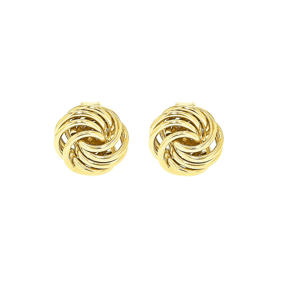 Medusa Swirl Gold Stud