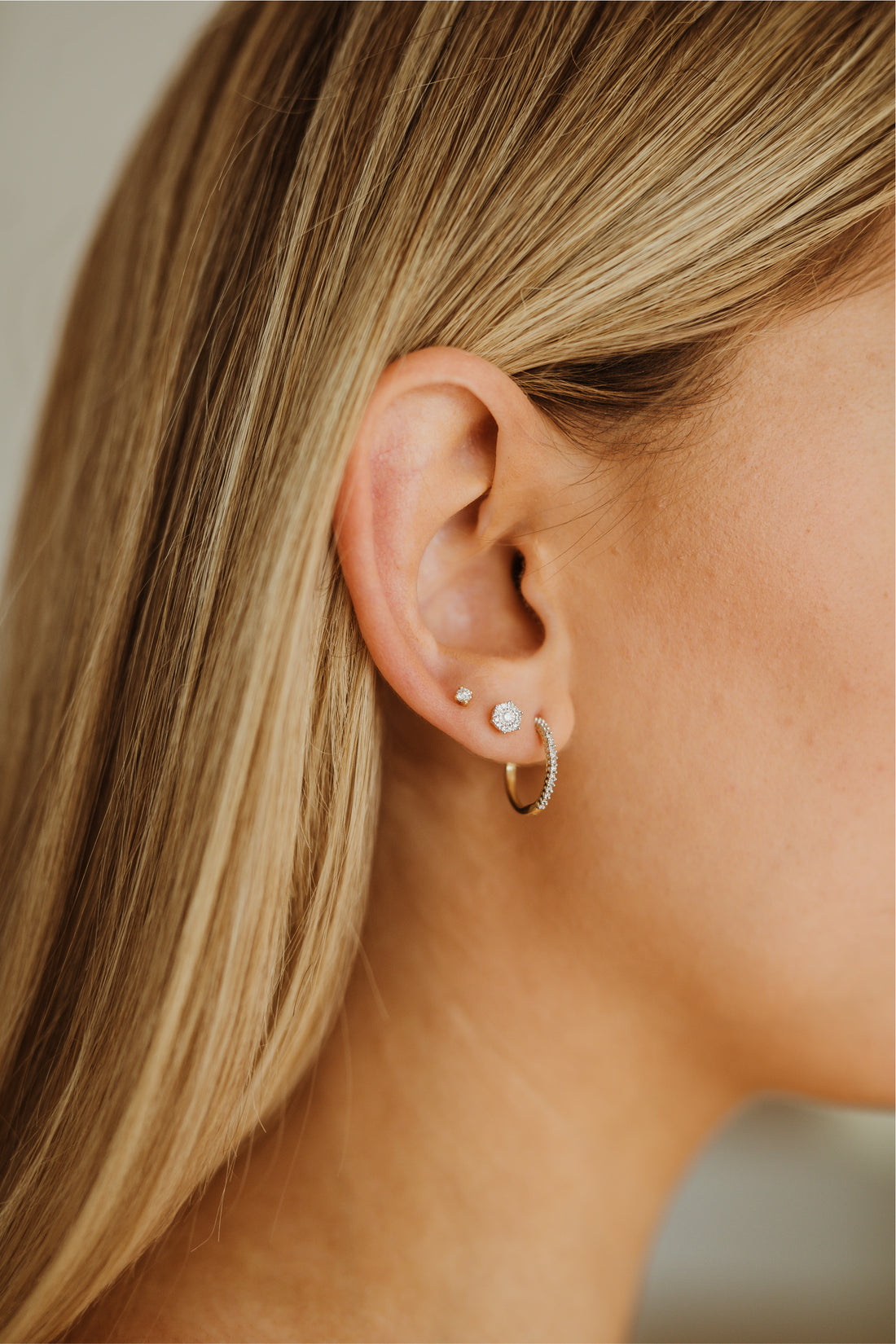 Remy Illusion Diamond Set Studs