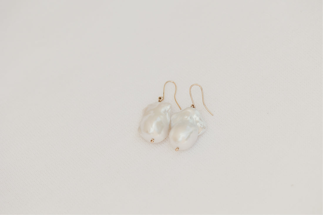 Sirene Baroque Pearl Drop Earrings