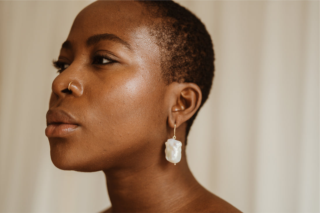 Sirene Baroque Pearl Drop Earrings