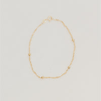Taormina Twist Ball Gold Bracelet Anklet Necklace