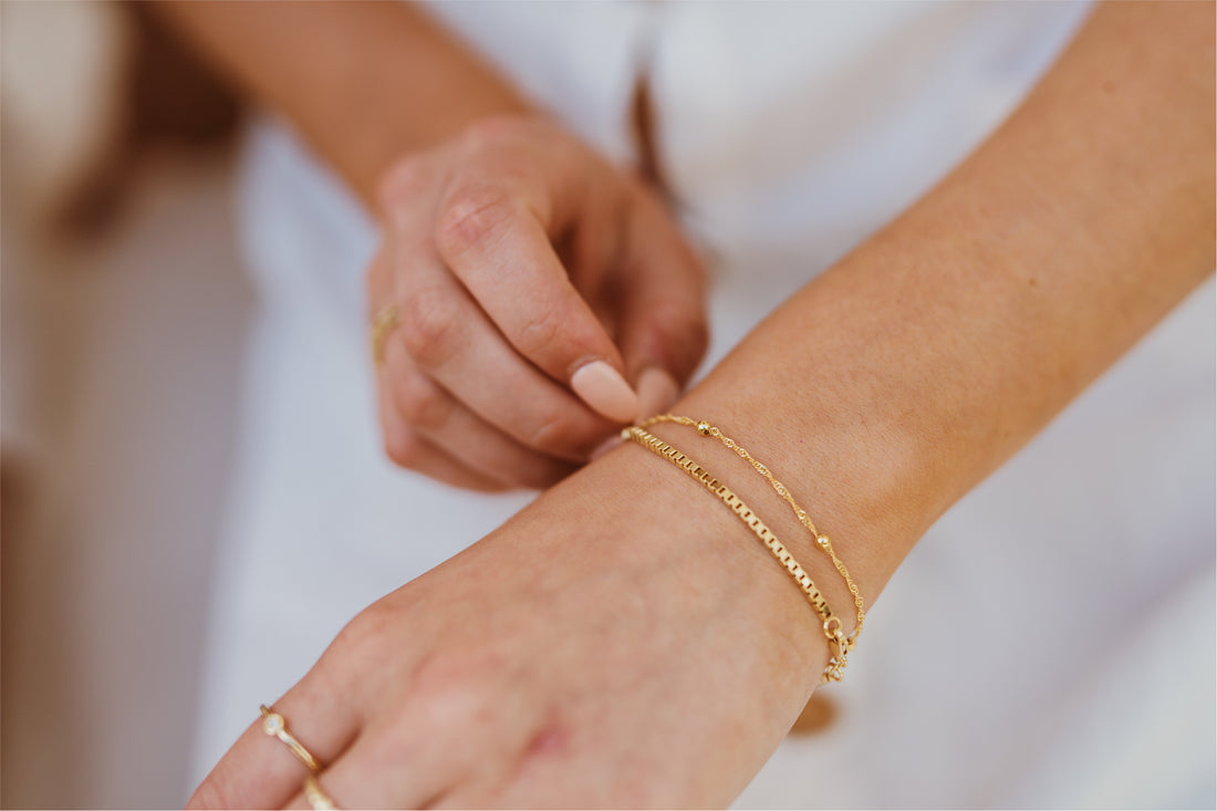 Taormina Twist Ball Gold Bracelet Anklet Necklace