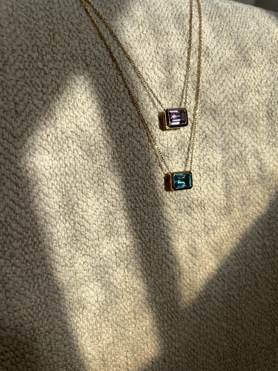 Berlin Bezel set Necklace