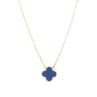 Camila Clover Motif Fine Gold Bracelet + Necklace