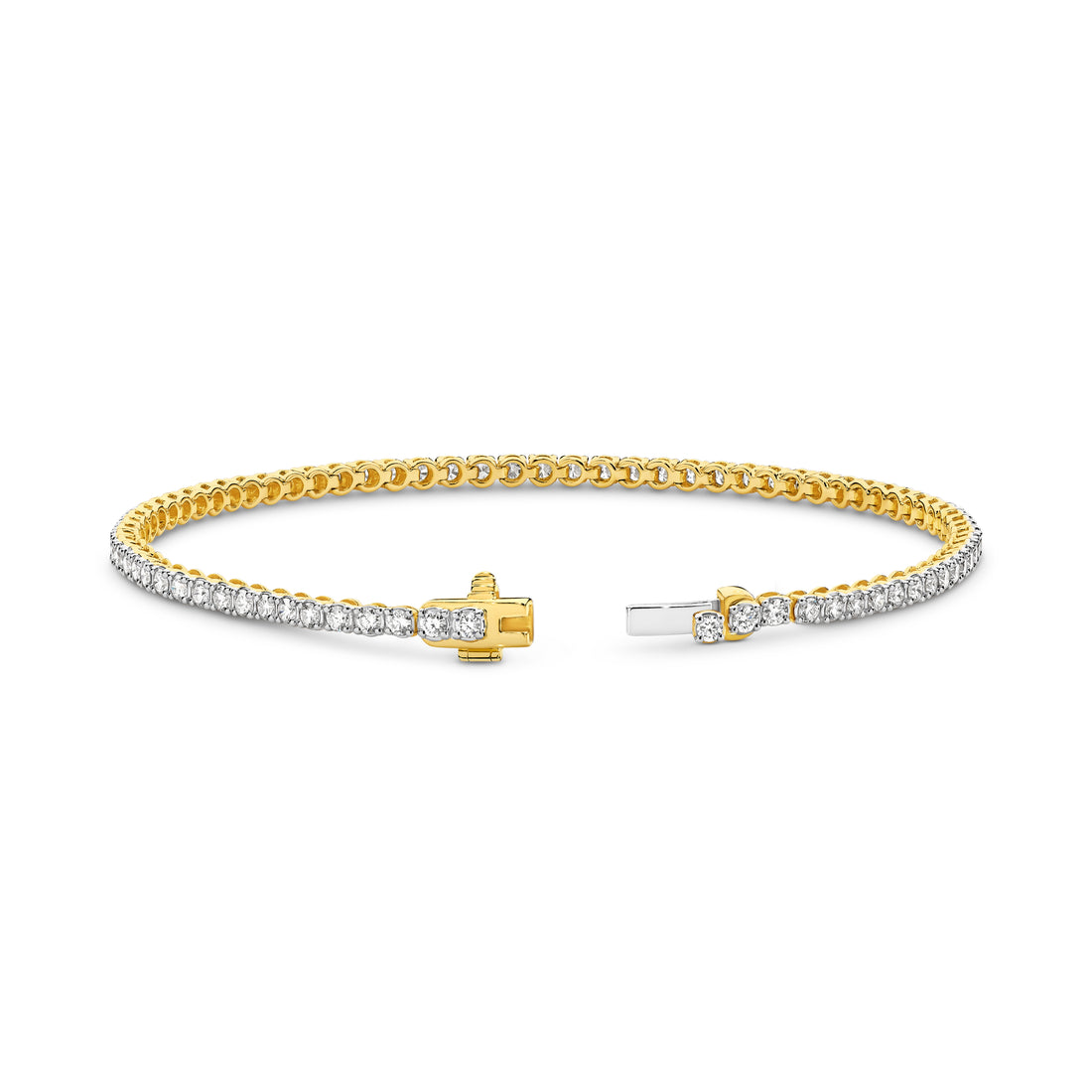 Sienna Classic four claw 2ct Diamond Tennis Bracelet