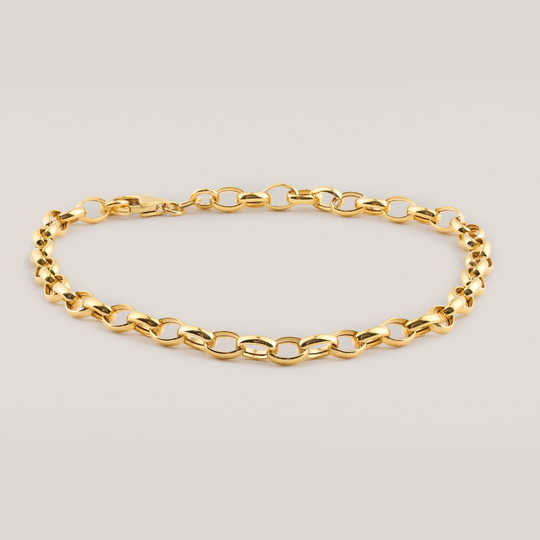 Zurich Belcher Link Gold Bracelet