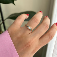 Sardinia Aquamarine Topaz Diamond Ring
