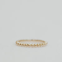 Barcelona Gold Bead Ring