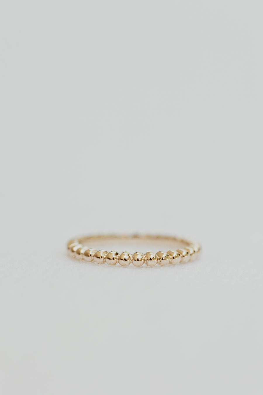 Barcelona Gold Bead Ring