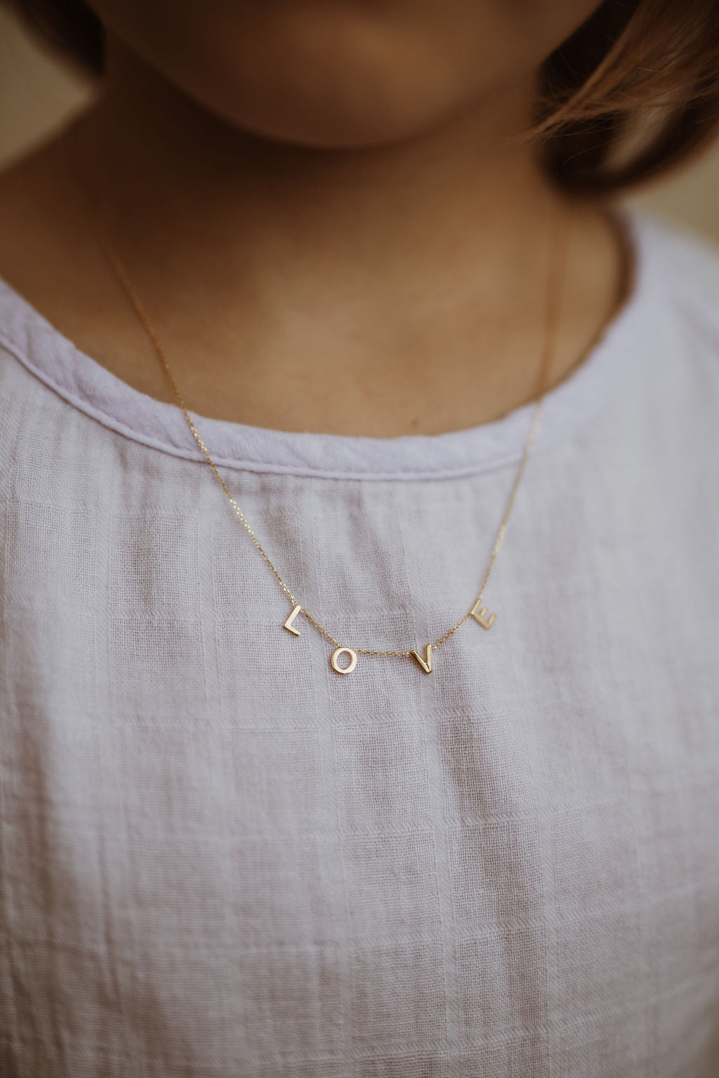 Little Love Gold Initial Necklace
