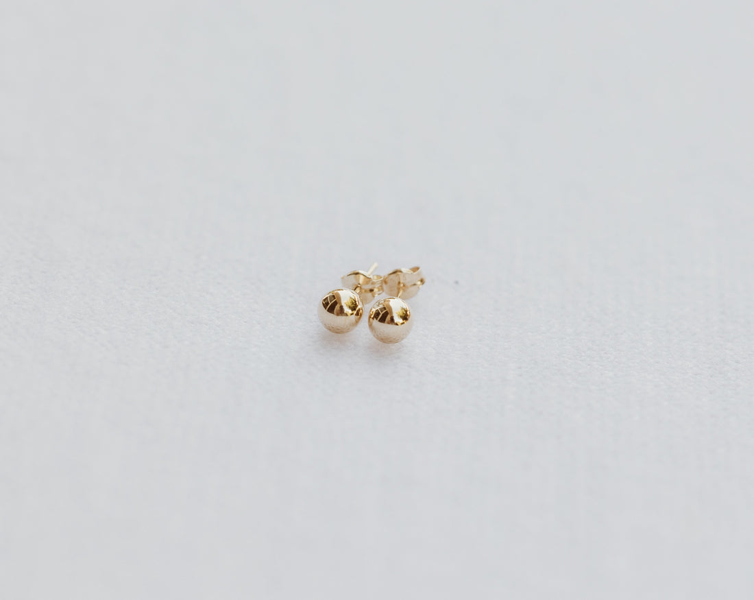 Hope Gold & Silver Ball Studs