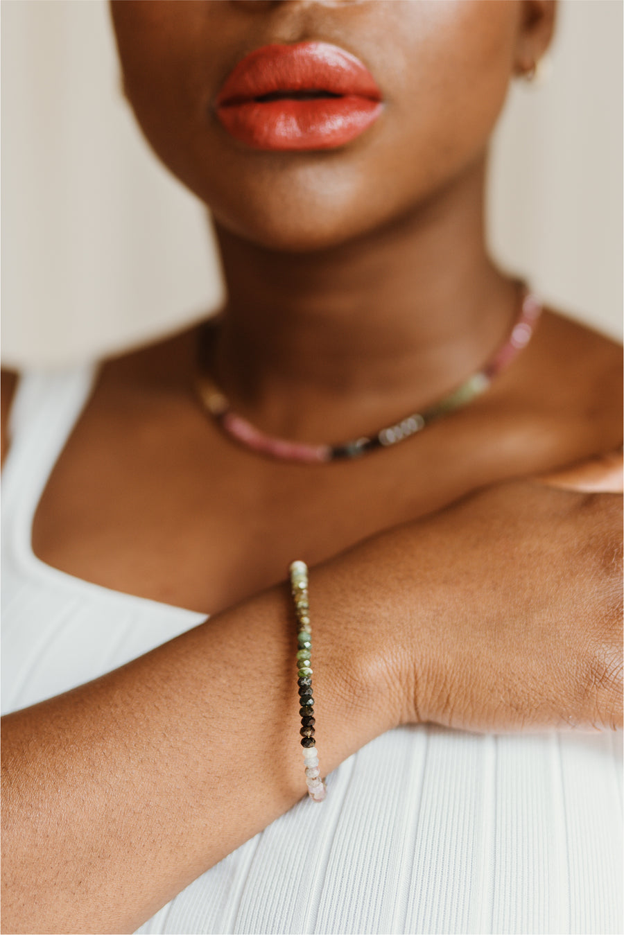 Saffron Tourmaline Bracelet