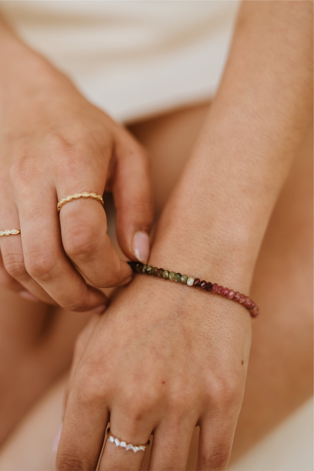 Saffron Tourmaline Bracelet