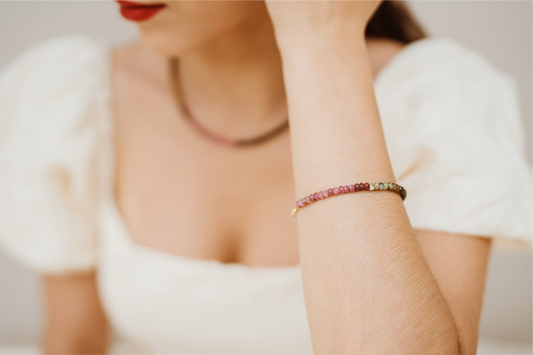 Saffron Tourmaline Bracelet